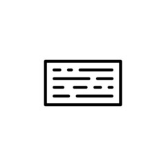 Keyboard Technology Gadget Vector Logo Monoline Icon Symbol for Graphic Design UI UX or Website