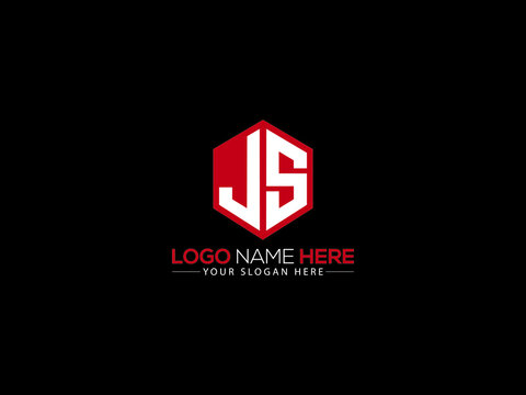 Letter JS Logo, creative js j s logo icon vector for your brand