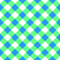 Madras seamless print, diagonal plaid pattern, bright fabric checkered print, colorful tartan wallpaper