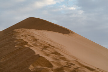 Fototapeta na wymiar The dunes at the Gobi Desert
