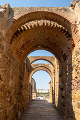 Fototapeta na wymiar ancient roman aqueduct