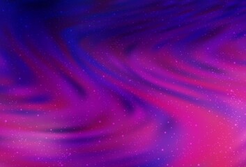 Dark Purple vector texture with milky way stars.