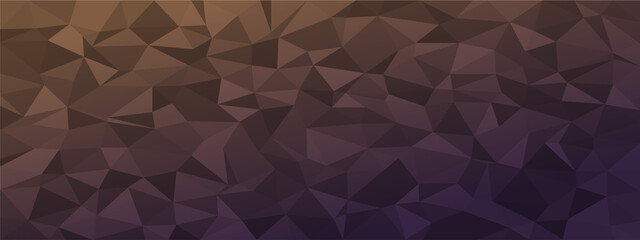 low poly abstract background. dark natural colors chaotic triangles of variable size and rotation. Minimalist layout for business card landing page wallpaper website brochure. Trendy vector eps10