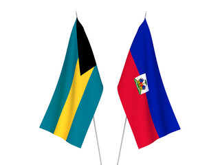 Commonwealth of The Bahamas and Republic of Haiti flags