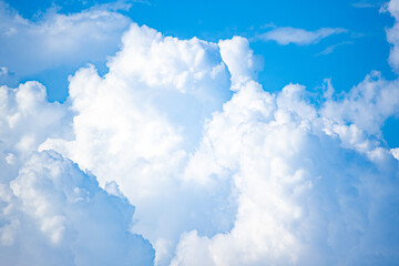 Fototapeta na wymiar 夏の青空と積乱雲