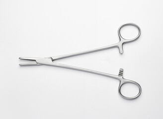 Surgical instrument on white background