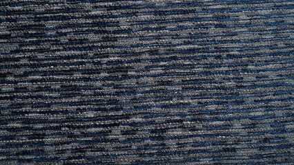 Blue and white knitted fabric texture