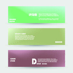 Fototapeta premium Vector banner design. Abstract geometric pattern background for brochure cover design. 