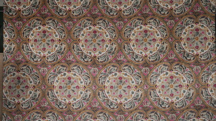 traditional thai style fabric 