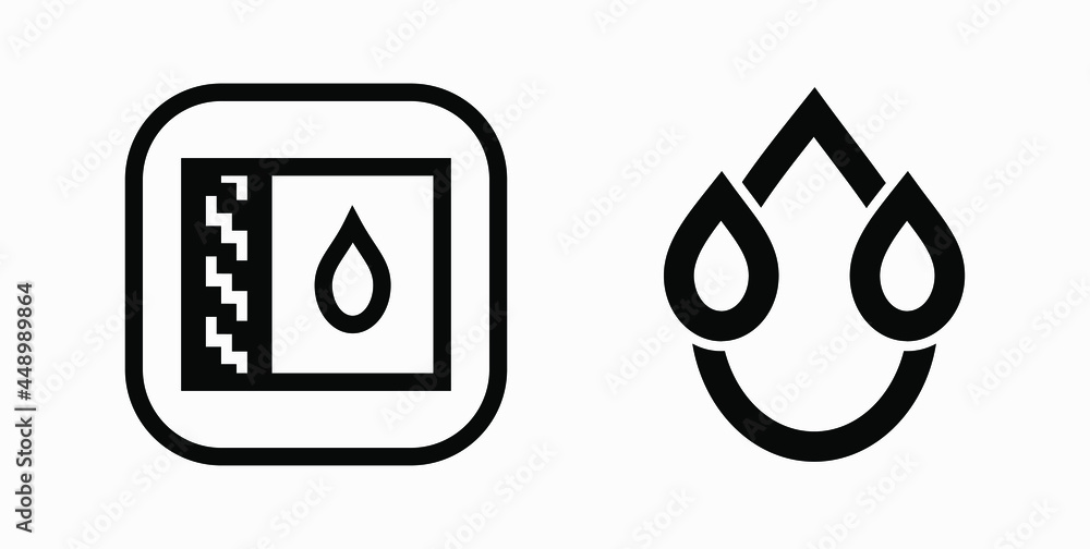 Poster blood drop icon isolated minimal single flat linear icon for application and info-graphic. commercia