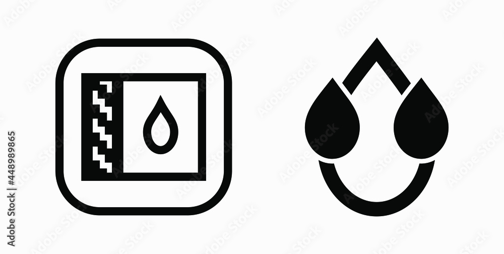 Poster blood drop icon isolated minimal single flat linear icon for application and info-graphic. commercia