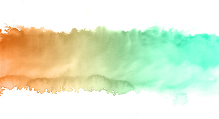 カラフルな水彩の筆の跡、背景素材、テクスチャ	