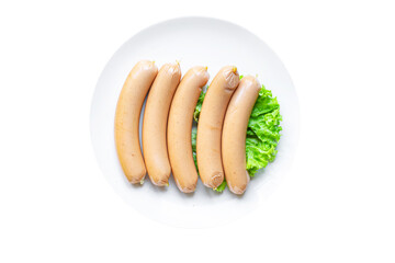 sausage soy vegetable protein tofu or legumes seitan meatless wheat vegetarian or vegan snack on the table healthy meal snack top view copy space for text food background  