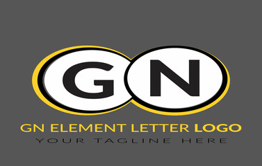GN Element Letter Logo
