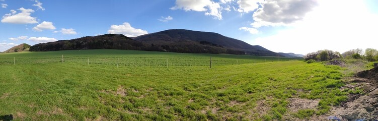 panorama of the mountains