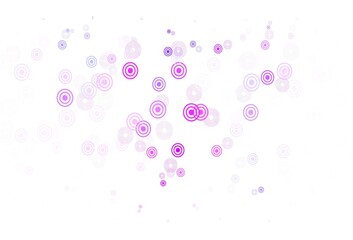 Light Pink, Blue vector backdrop with dots.