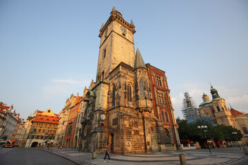 Old town hall in Stare Mesto, Prague, Czech Republic