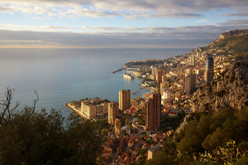 Cityscape of Montecarlo, Principality of Monaco