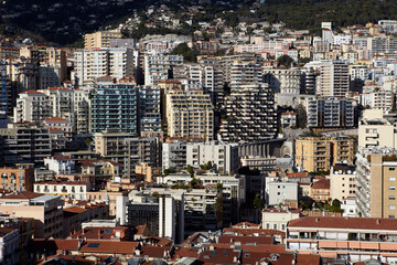 Fototapeta na wymiar Cityscape of Monte Carlo, Principality of Monaco