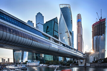 Naklejka premium Moscow International Business Center (Moscow City), Russia
