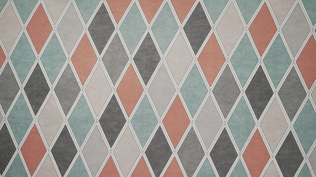 seamless geometric pattern on fabric