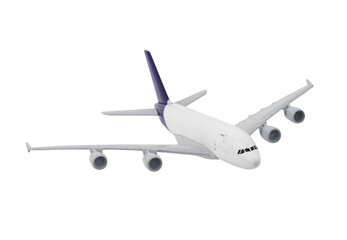 Airliner model isolated on white background.