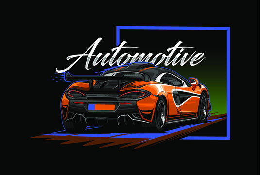car sport illustration