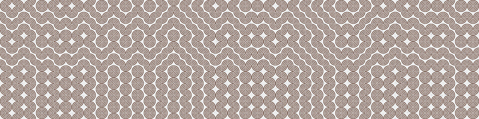 Abstract Geometric Pattern generative computational art illustration