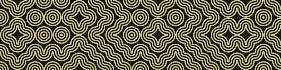 Abstract Geometric Pattern generative computational art illustration