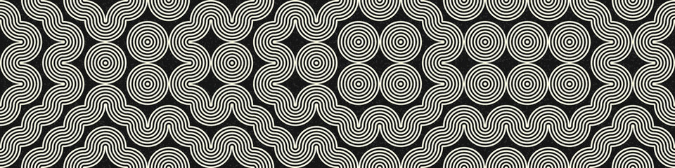 Abstract Geometric Pattern generative computational art illustration