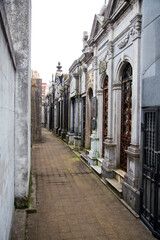 Streets of the Recoleta cemetery, Buenos Aires