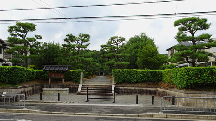 醍醐天皇の後山城陵の入口／京都府京都市伏見区