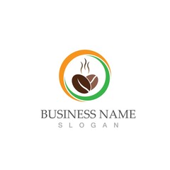 Fototapeta premium coffee bean icon vector