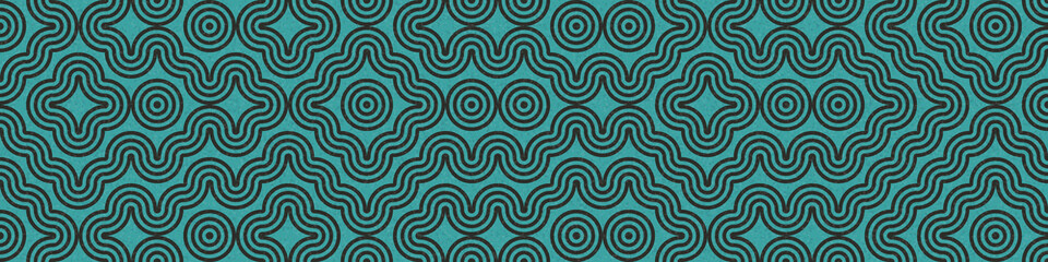 Obraz premium Abstract Geometric Pattern generative computational art illustration