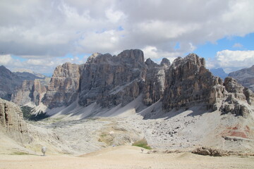 Südliche Fanisspitze from Rifugio Lagazuoi, in italian Dolomiti, Cortina d'Ampezzo