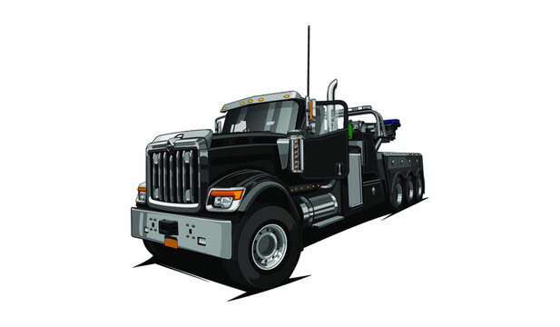 tow truck illustration