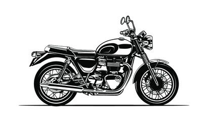 Fototapeta motorcycle sport bike silhouette obraz