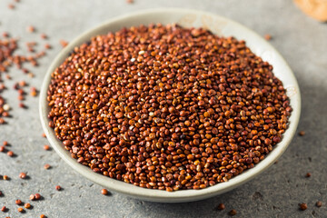 Raw Dry Organic Red Quinoa