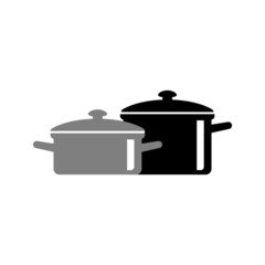 Pot vector icon on white background