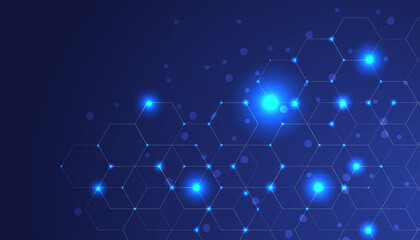 Internet cyber security connection concept background