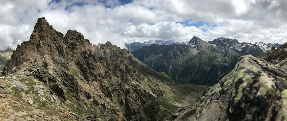 panorama of the mountains