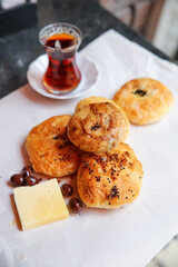 İzmir traditional breakfast Boyoz