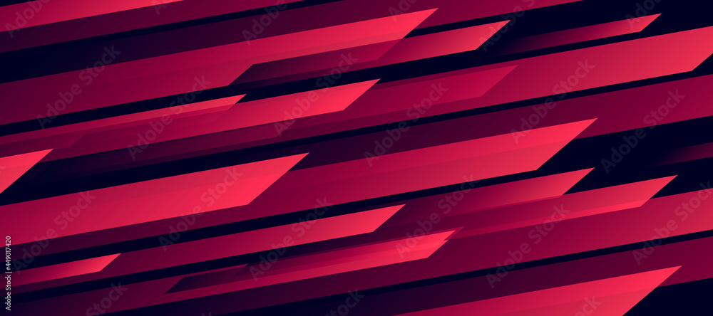 Aufkleber abstract background with dynamic red geometric shapes in motion forming graphic texture