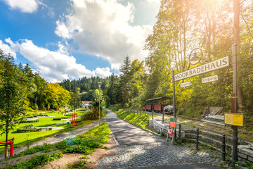 Kurbahn, Bad Schwalbach, Taunus, Deutschland 