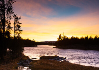 Pastel Hues over the Madison River
