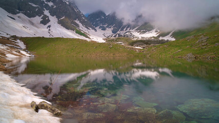 lake in the mountains
