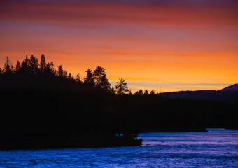 Lazy Evening by the Madison River