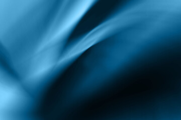 Blurred abstract gradient wave blue background
