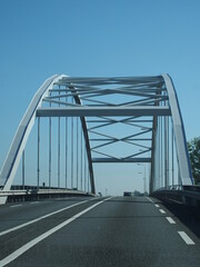 Stahlbrücke in den Niederlanden
