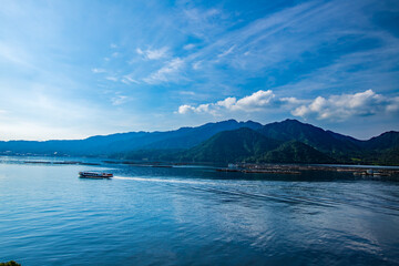広島県　早朝風景・宮島